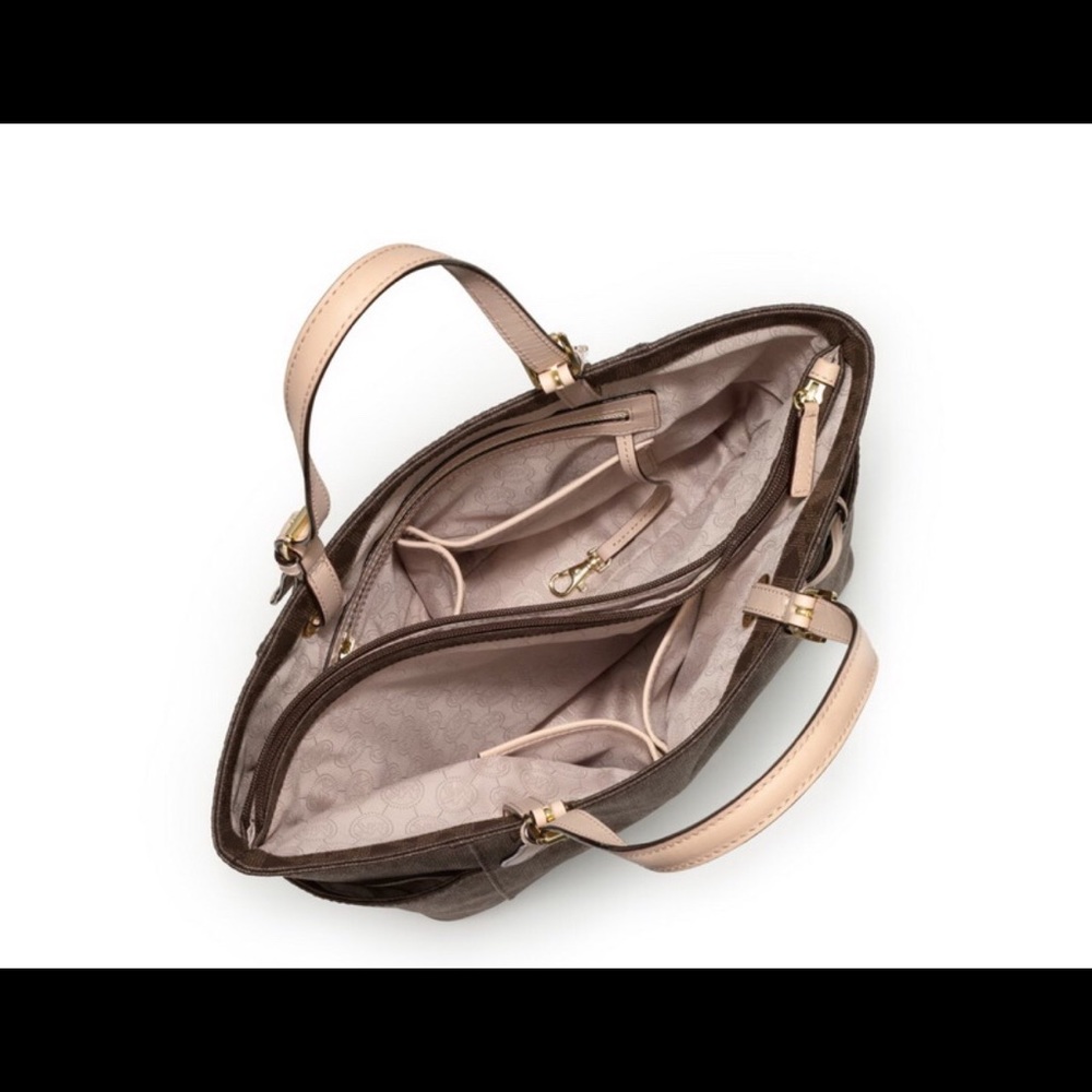 Authentic Michael Kors 3 piece jet Tote set. - Picture 6 of 8